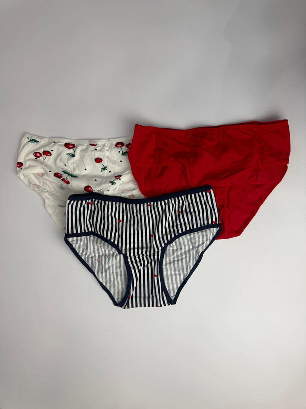 پک 3 تایی شورت زنانه نخ پنبه اینچی