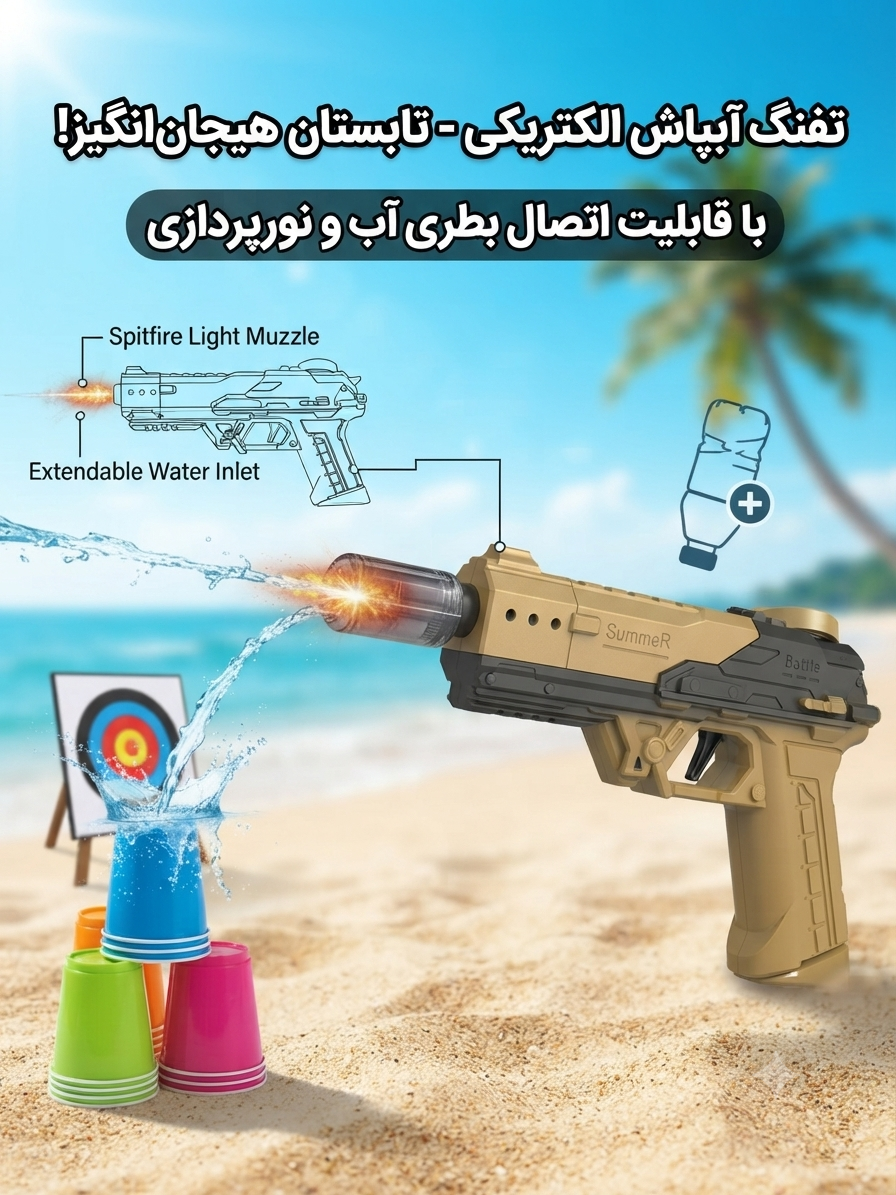 تنفگ اسباب بازی آب پاچ خرید قسطی