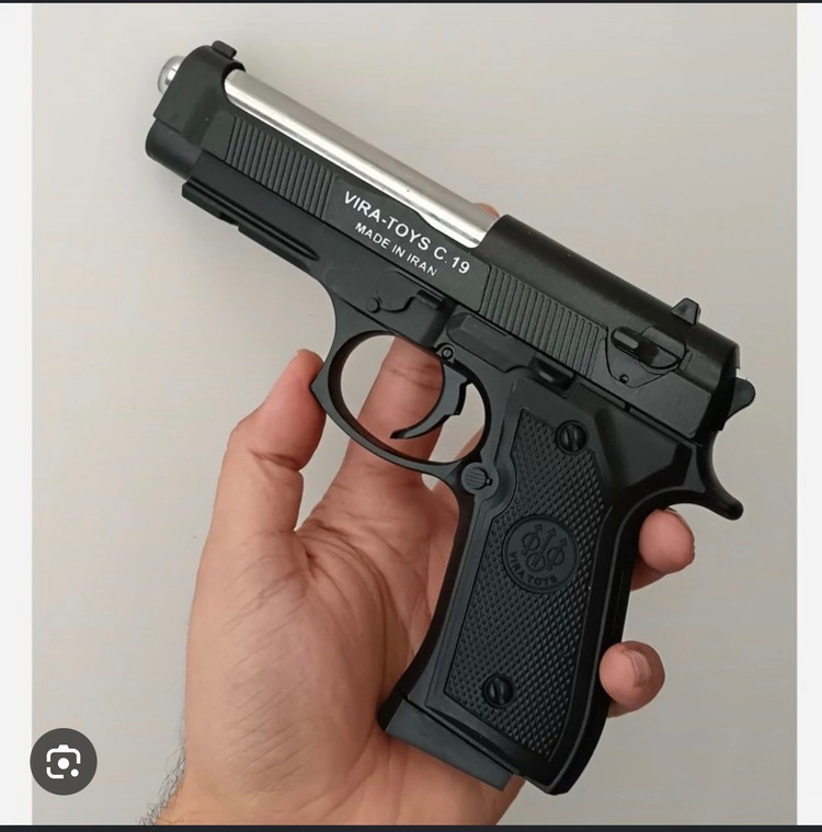 تفنگ بادی کلت اسباب بازی کد c19+ قسطی