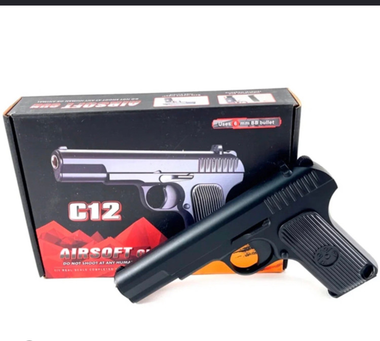 تفنگ بادی کلت اسباب بازی کد C12+قسطی